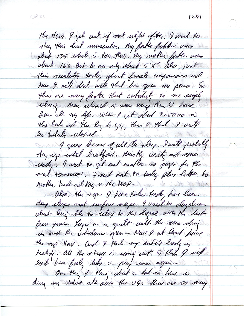 Dr John WorldPeace 2008 Prison Journal